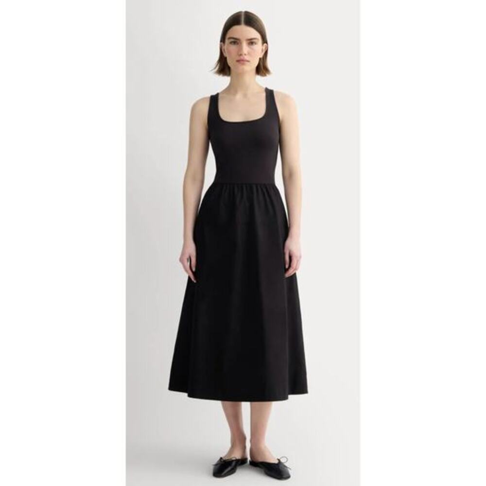 Everlane The Form Riviera Dress black